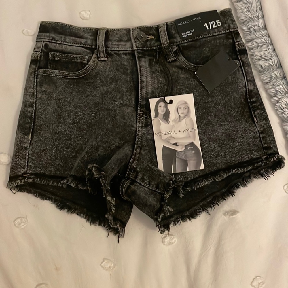 Kendall and Kylie Black Jean Shorts!!